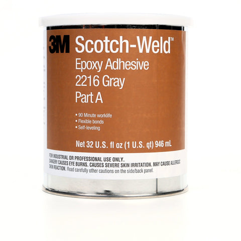 3M Scotch-Weld Epoxy Adhesive 2216 Gray B/A, 1 qt kit