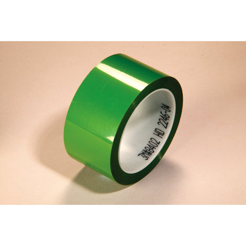 3M Polyester Tape 8402 Green, 1/2 in x 72 yd,