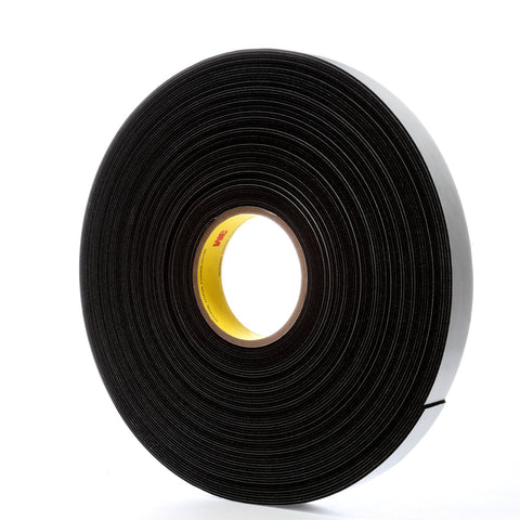 3M Vinyl Foam Tape 4516 Black, 1 in x 36 yd, 9 per case
