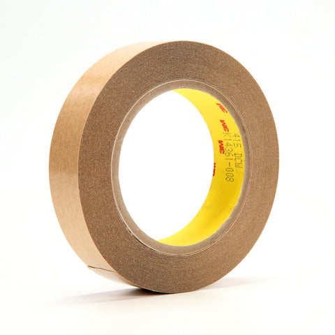 3M Double Coated Tape 415 Clear, 1 in x 36 yd 4.0 mil, 36 rolls