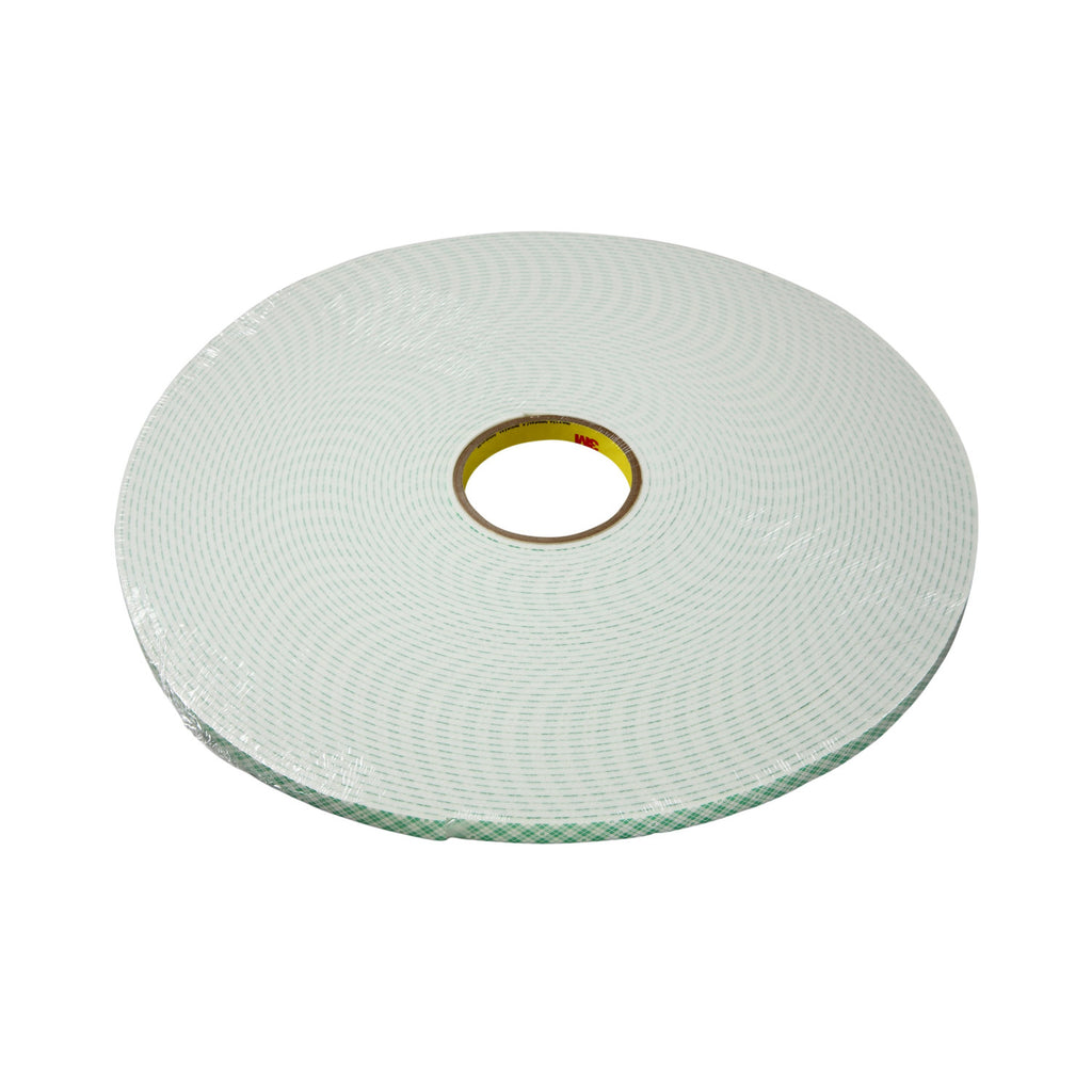 3M Double Coated Urethane Foam Tape 4008 Off-White, 3/8 in x 36