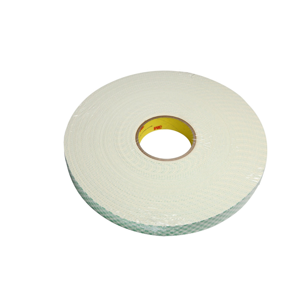 3M Urethane Foam Tape 4116 Natural, 3/4 in x 36 yd 62.0 mil, 2 p