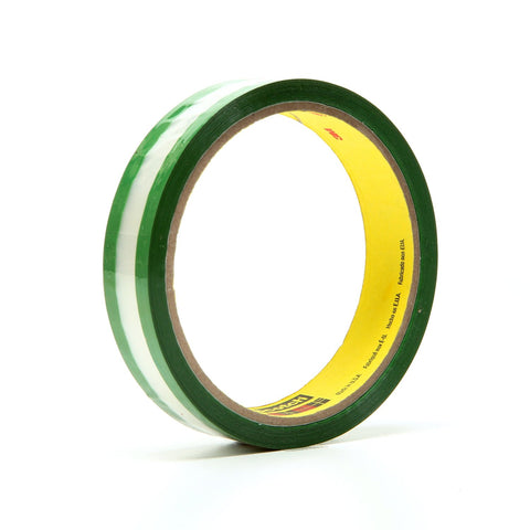 3M Riveters Tape 685 Transparent with Green Adhesive, 3/4 in x 3