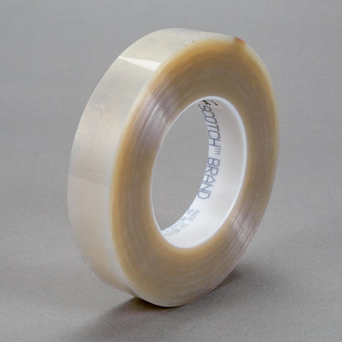 3M Polyester Tape 8412 Transparent, 1/2 in x 72 yd 6.3 mil, 72 p