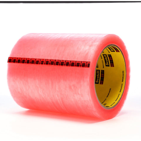 Scotch Labelgard Film Tape 821 Pink, 5 in x 72 yd, 8 per case Bu
