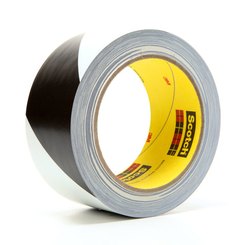 3M Safety Stripe Tape 5700 Black/White, 2 in x 36 yd 5.4 mil, 24