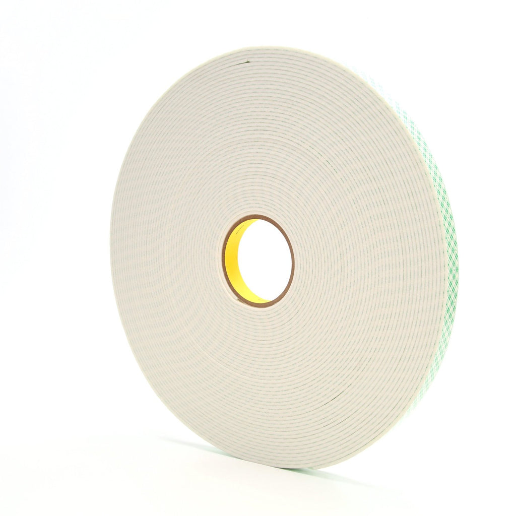 3M Double Coated Urethane Foam Tape 4008 Off-White, 3/4 in x 36