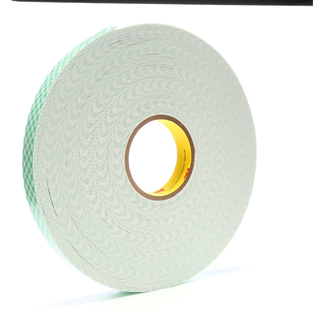 3M Double Coated Urethane Foam Tape 4016 Off-White, 1 in x 36 yd