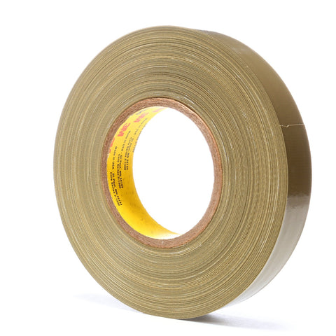 Scotch Polyethylene Coated Cloth Tape 390 Olive, 1 in x 60 yd, 3