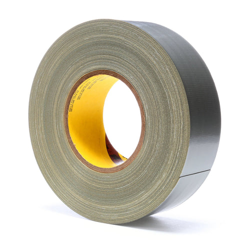 Scotch Polyethylene Coated Cloth Tape 390 Silver, 2 in x 60 yd,