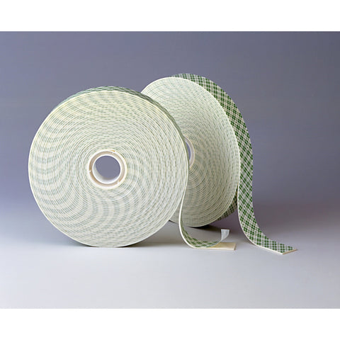 3M Double Coated Urethane Foam Tape 4026 Natural, 1/2 in x 36 yd