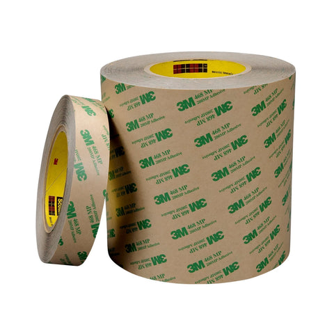 3M Adhesive Transfer Tape 468MP Clear, 24 in x 180 yd 5.0 mil, 1