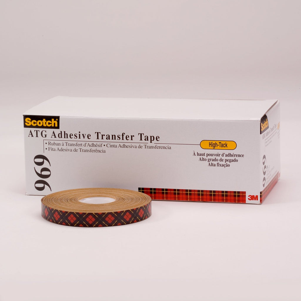 Scotch ATG Adhesive Transfer Tape 969 Clear, 2.0 in x 36 yd 5.0