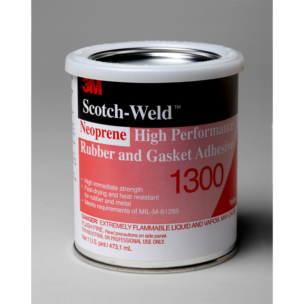 3M Scotch-Weld Neoprene HP Rubber & Gasket Adh 1300 Ylw, 1 pt