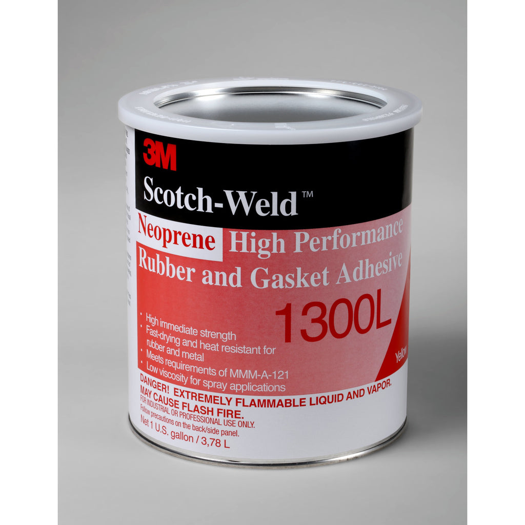3M Scotch-Weld Neoprene HP Rubber & Gasket Adh 1300L Ylw, 1 gal