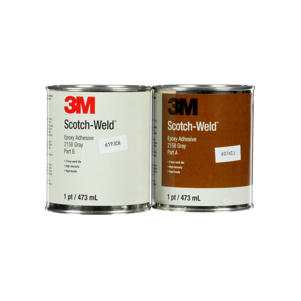 3M Scotch-Weld Epoxy Adhesive 2158 Gray B/A, 1 pt Kit