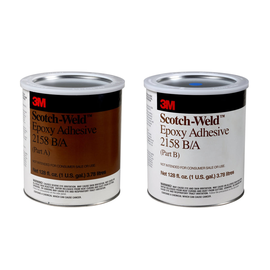 3M Scotch-Weld Epoxy Adhesive 2158 Gray B/A, 1 gal Kit