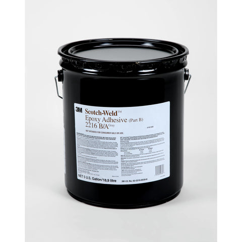 3M Scotch-Weld Epoxy Adhesive 2216 Gray Part B, 5 gal pail Drum