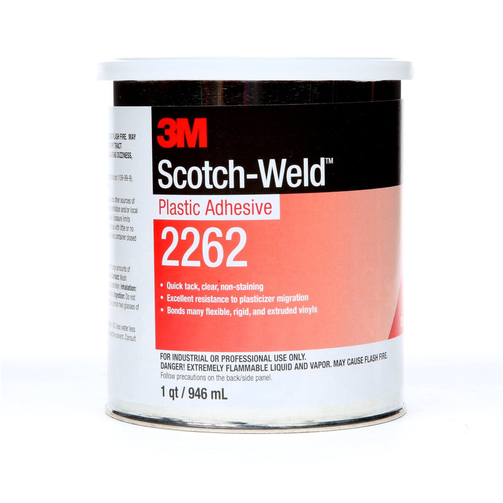 3M Scotch-Weld Plastic Adhesive 2262, 1 qt
