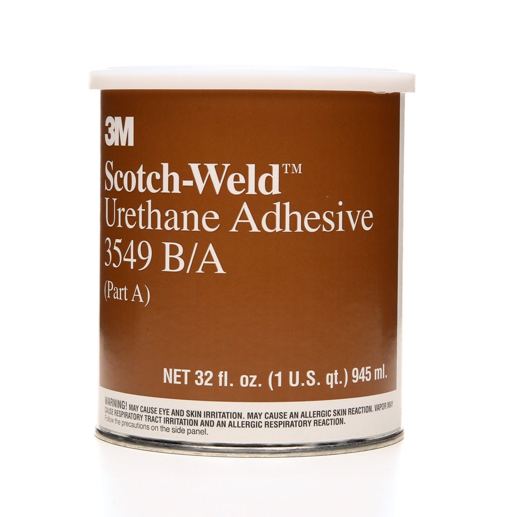 3M Scotch-Weld Urethane Adhesive 3549 Brown B/A, 1 qt kit