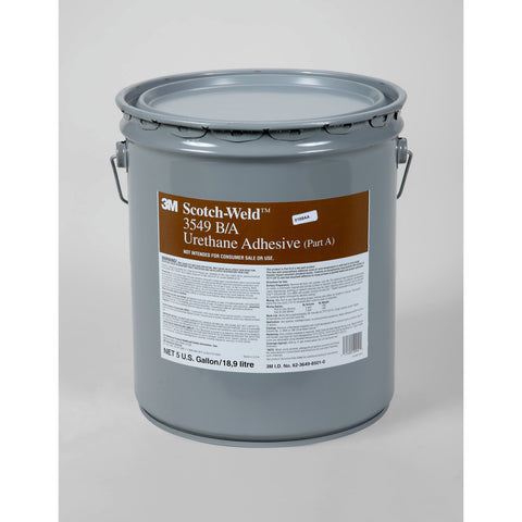3M Scotch-Weld Urethane Adhesive 3549 Brown Part A, 5 gal pail
