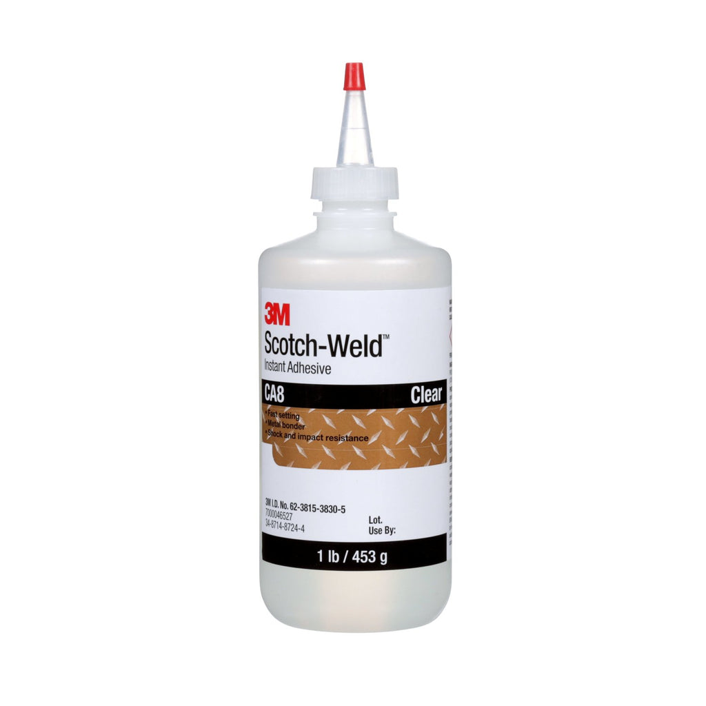 3M Scotch-Weld Instant Adhesive CA8, 1 lb/453 g Bottle