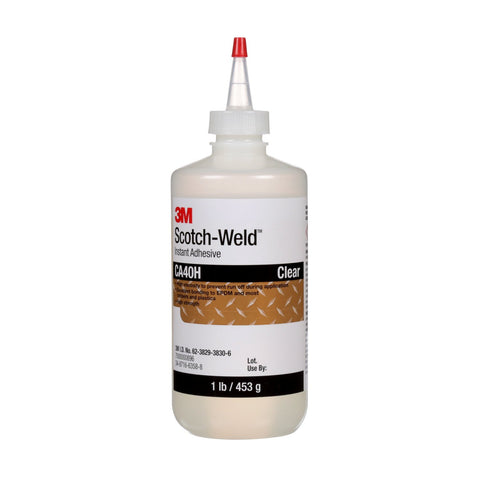 3M Scotch-Weld Instant Adhesive CA40H Yellow, 1 lb/453 g