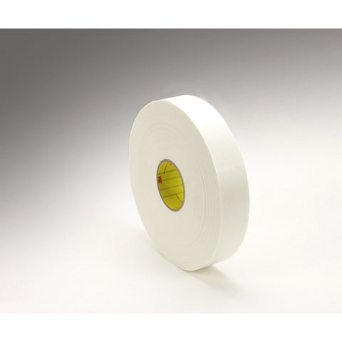 3M Double Coated Polyethylene Foam Tape 4466 White, 1/2 in x 36