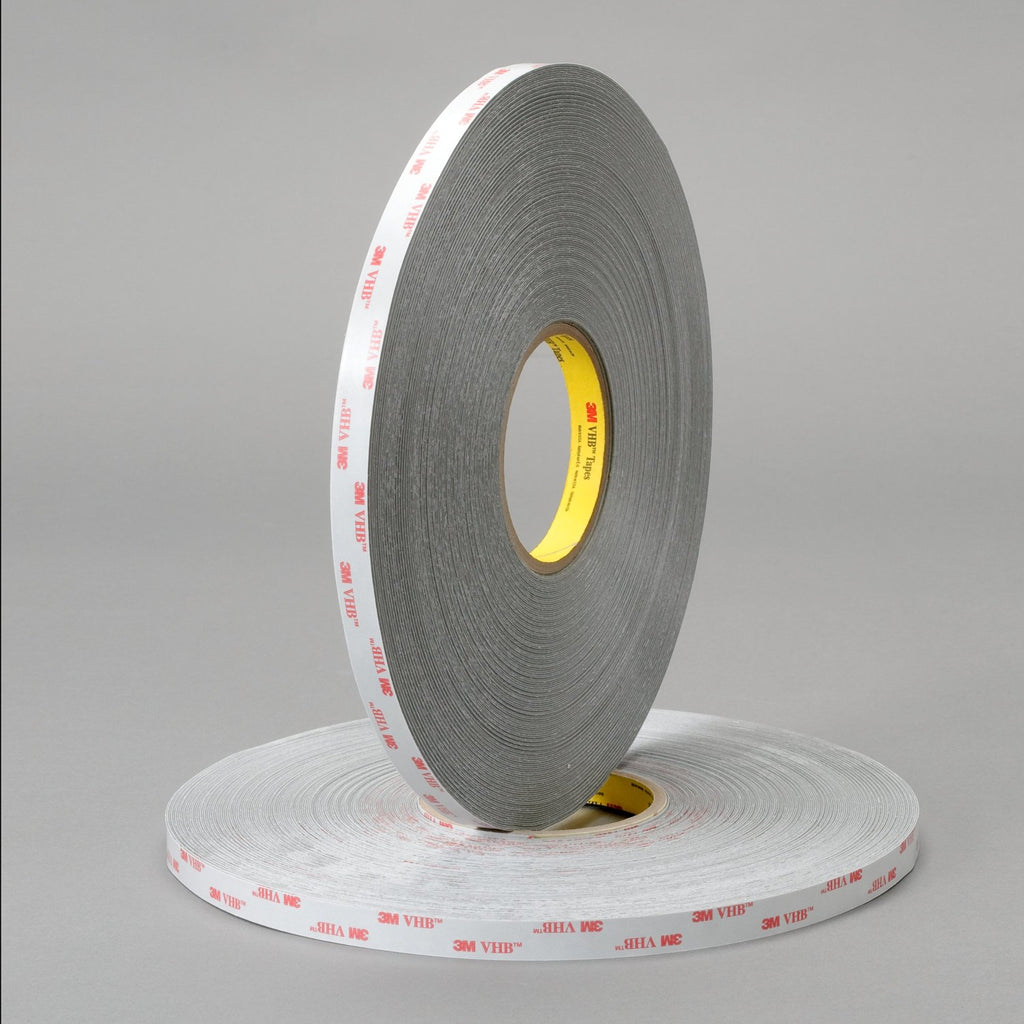 3M VHB Tape 4936F Gray Small Pack, 1 in x 72 yd 25.0 mil, 2 per