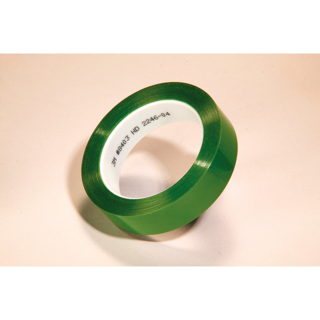 3M Polyester Silicone Adhesive Tape 8403 Green, 24 in x 72 yd, 1