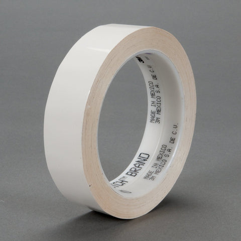 3M Polyester Film Tape 850 White, 1 1/2 in x 72 yd 1.9 mil, 24 p