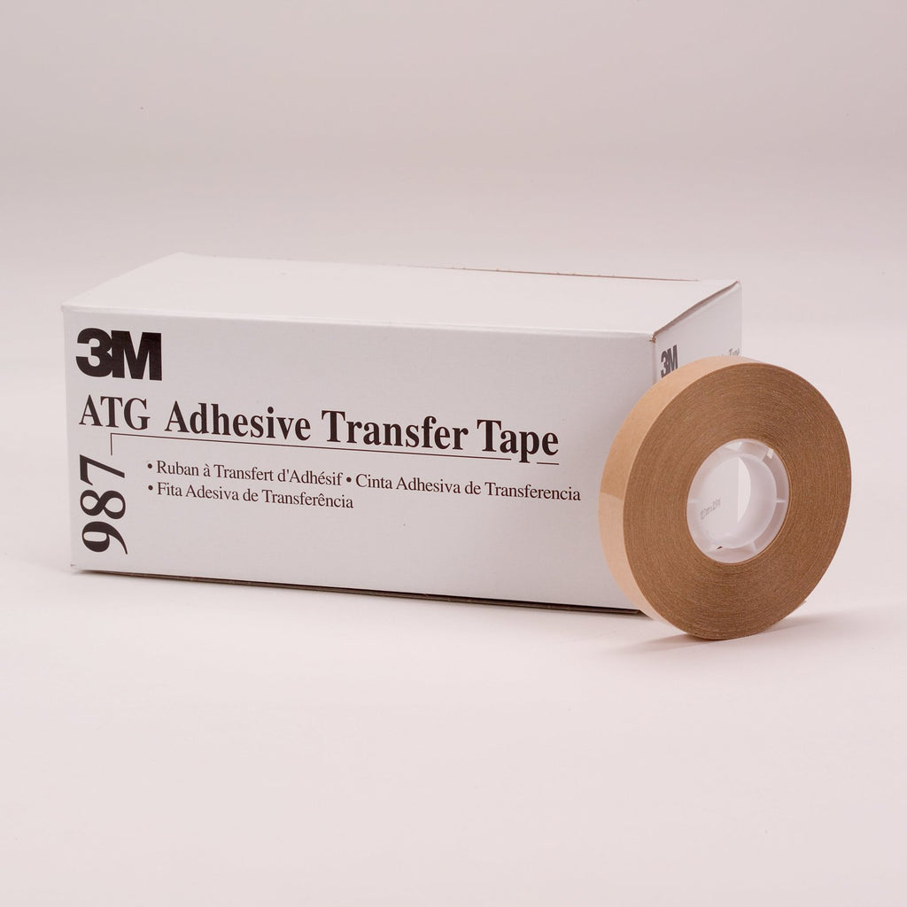 3M ATG Adhesive Transfer Tape 987, 0.25 in x 36 yd 2.0 mil, 72 p