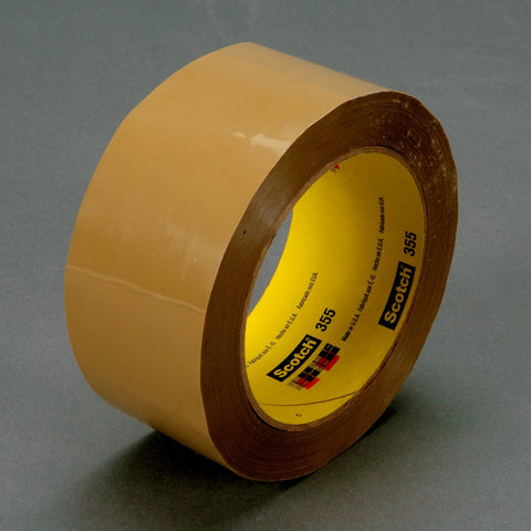 Scotch Box Sealing Tape 355 Tan, 72 mm x 914 m, 2 per case