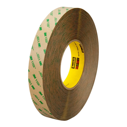 3M Adhesive Transfer Tape 9473PC, 3/8 in x 60 yd 10.0 mil, 24 pe