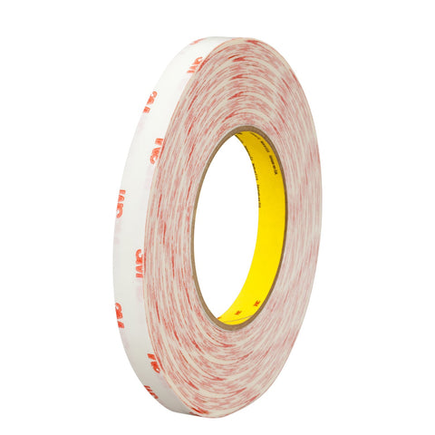 3M Double Coated Tissue Tape 9456 Clear, 1 in x 72 yd 5.0 mil, 3