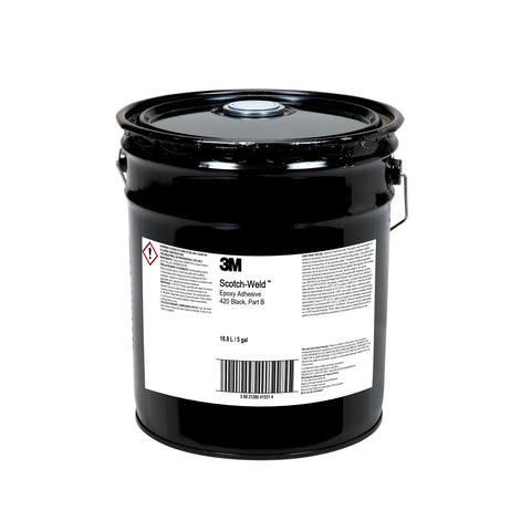 3M Scotch-Weld Epoxy Adhesive 420 Black Part B, 5 gal