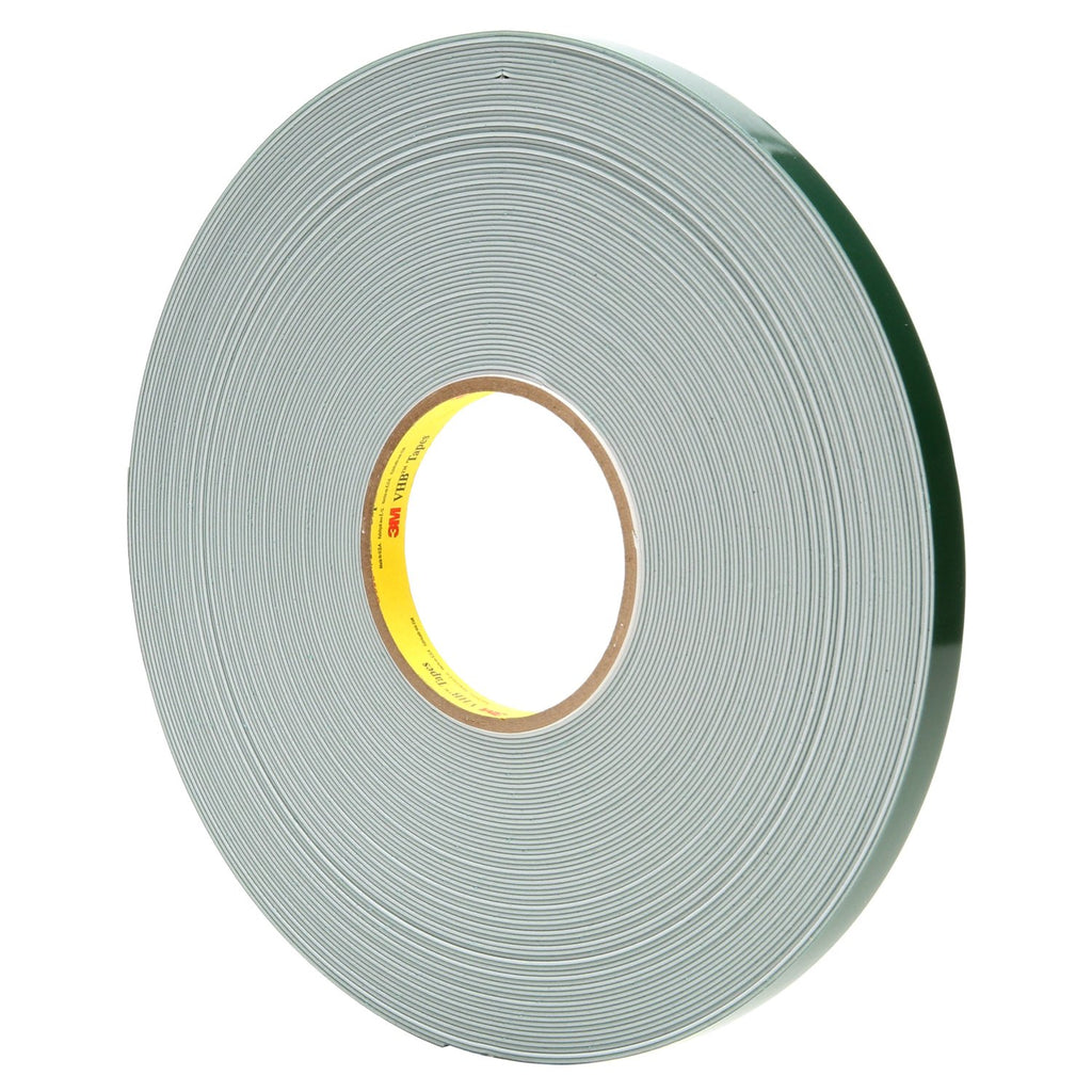 3M VHB Tape 4618 White, 25 mil, 1/2 in x 72 yd, 18 per case