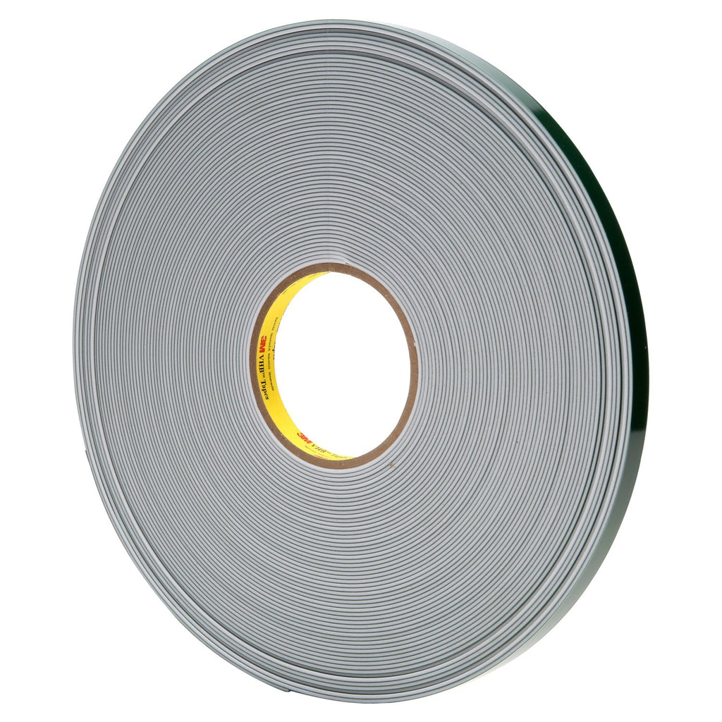 3M VHB Tape 4624 White, 62 mil, 1 in x 36 yd, 9 per case