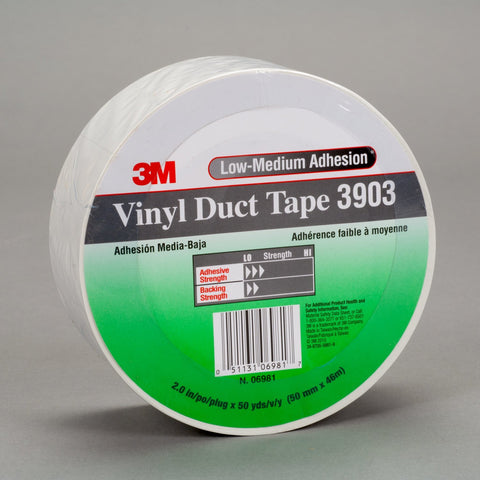 3M Vinyl Duct Tape 3903 Red, 49 in x 50 yd 6.3 mil, 2 per case B