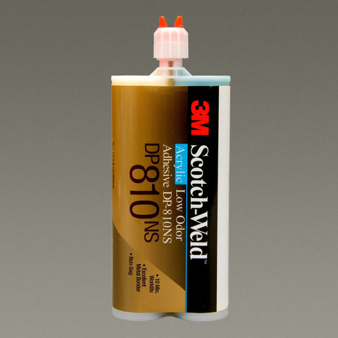 3M Scotch-Weld Low Odor Acrylic Adhesive DP810 Tan, 200 mL