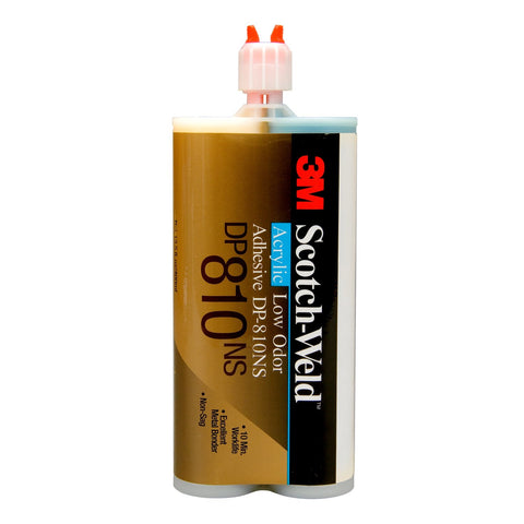 3M Scotch-Weld Low Odor Acrylic DP810NS Tan Duo-Pak, 400 ml