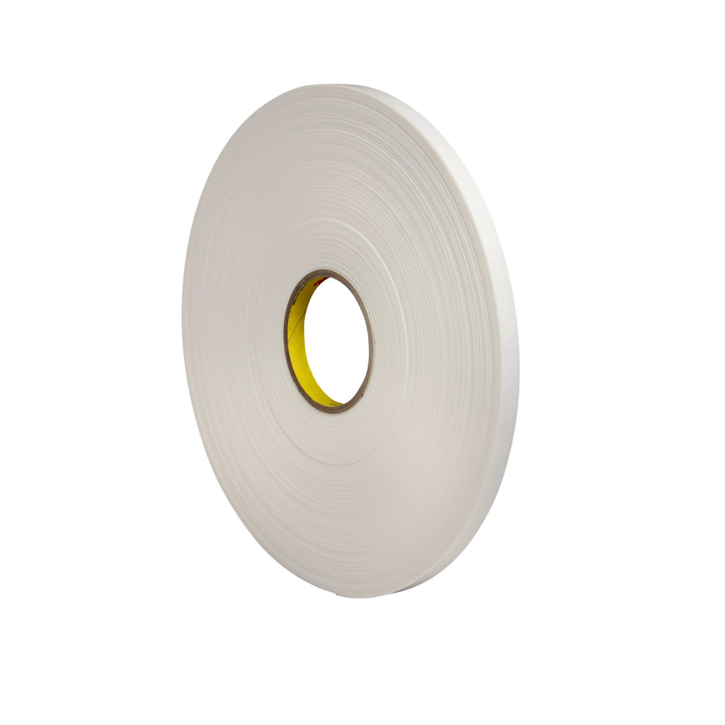 3M Double Coated Polyethylene Foam Tape 4462 White, 1 1/2 in x 7
