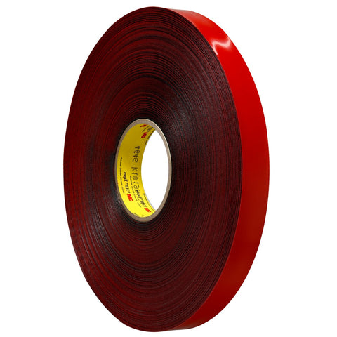 3M VHB Tape 4646 Gray, 25 mil, 1 in x 36 yd, 2 per case