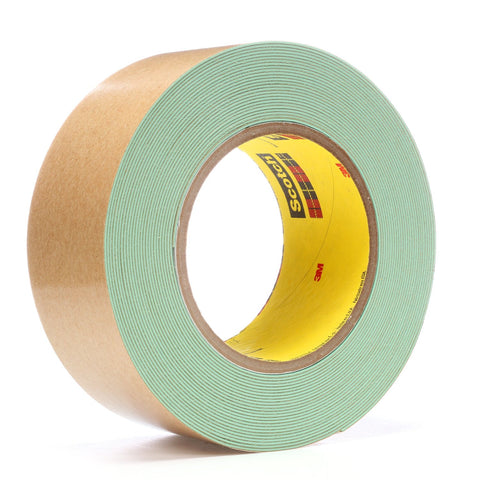 3M Impact Stripping Tape 500 Green, 2 in x 10 yd 33.0 mil, 6 per