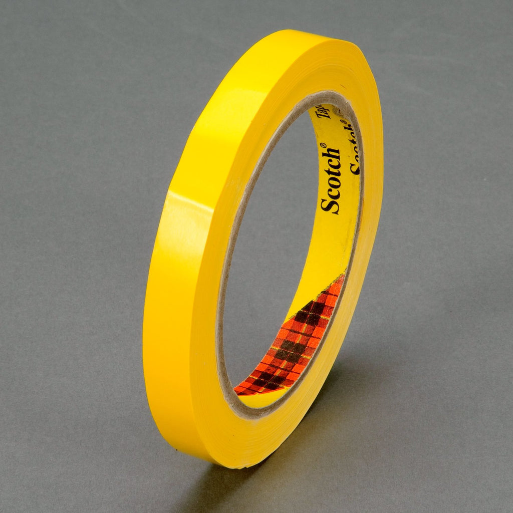 Scotch Colored Film Tape 690 Yellow, 12 mm x 66 m, 144 per case