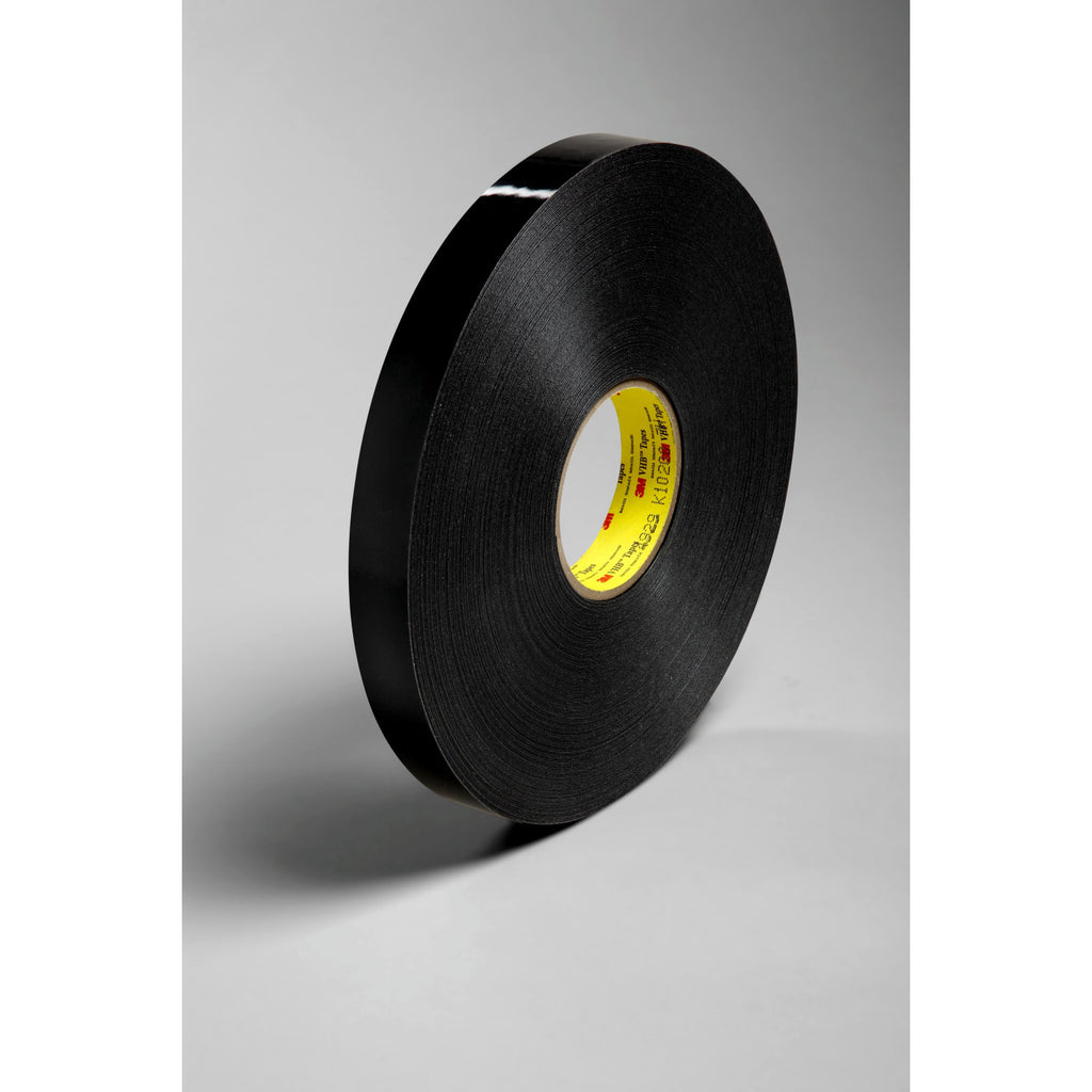 3M VHB Tape 4929 Black Small Pack, 1 in x 72 yd 25.0 mil, 2 per