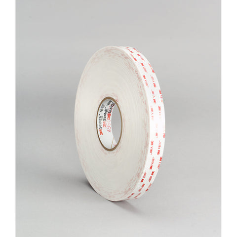 3M VHB Tape 4930 White Small Pack, 1/2 in x 72 yd 25.0 mil, 4 pe