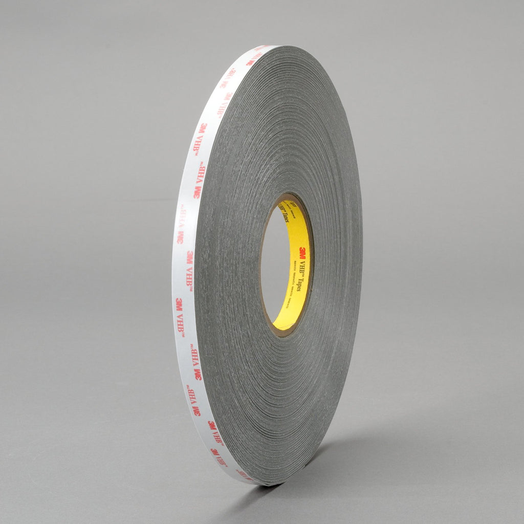 3M VHB Tape 4936 Gray Small Pack, 1 in x 72 yd 25.0 mil, 2 per c